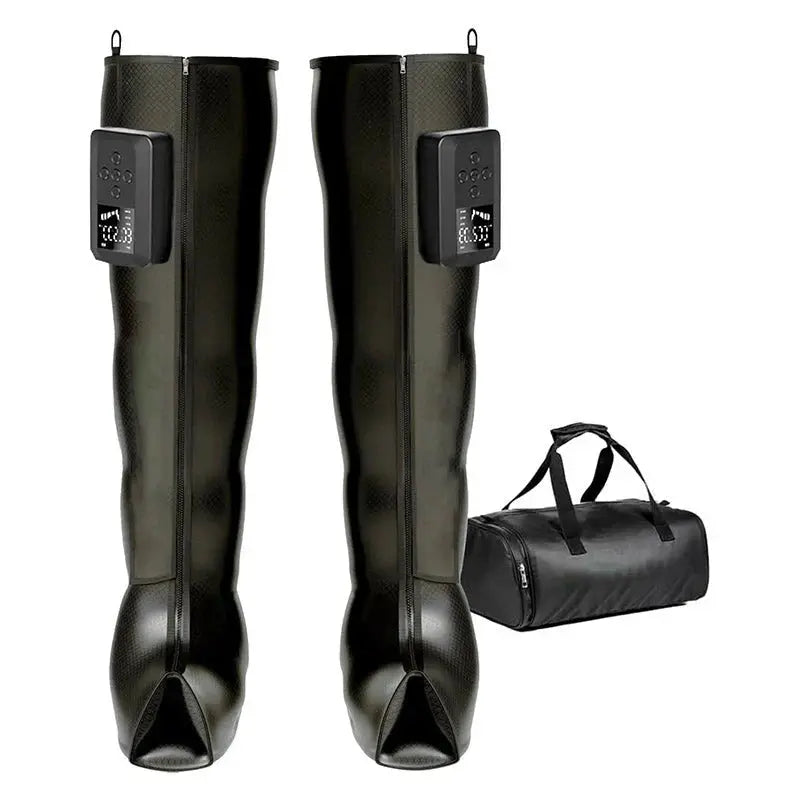 Cordless Air Compression Recovery Boots  Rechargeable Leg Massager for Circulation & Lymphatic Support