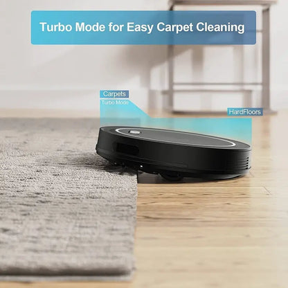2-in-1 Robot Vacuum & Mop: 2500Pa Suction, Smart Navigation & Auto-Mopping