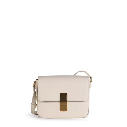 Mini Monceau - Cuir Box Blanc Cassé