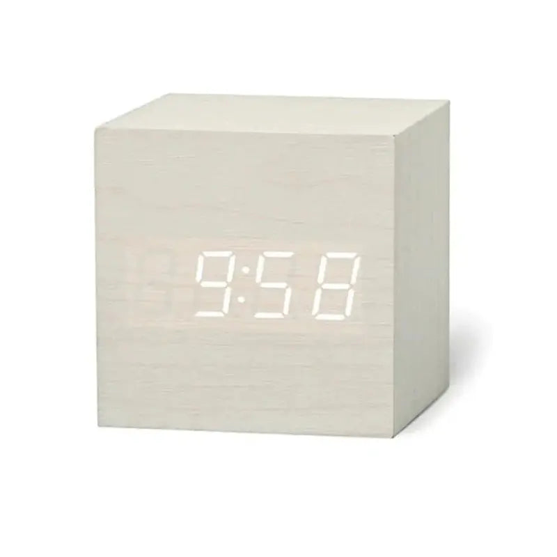 Digital LED Alarm Clock with Date, Temperature, and Snooze Function