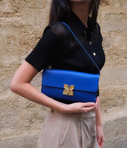 Hortensia Clutch | Bleu Roi