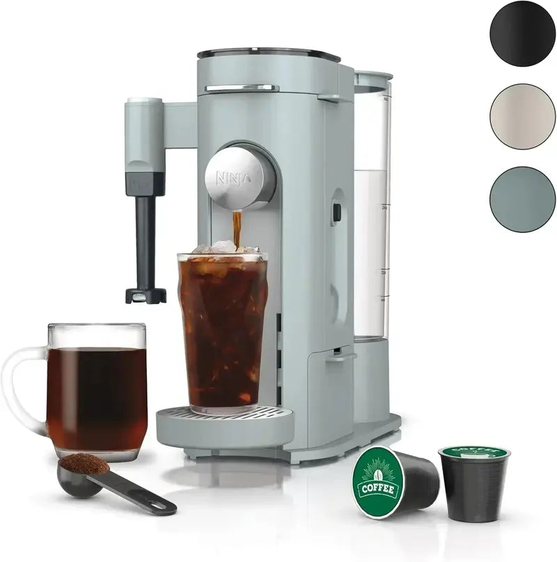 Ninja Single-Serve Coffee Maker with 56 oz Reservoir and Stone Finish