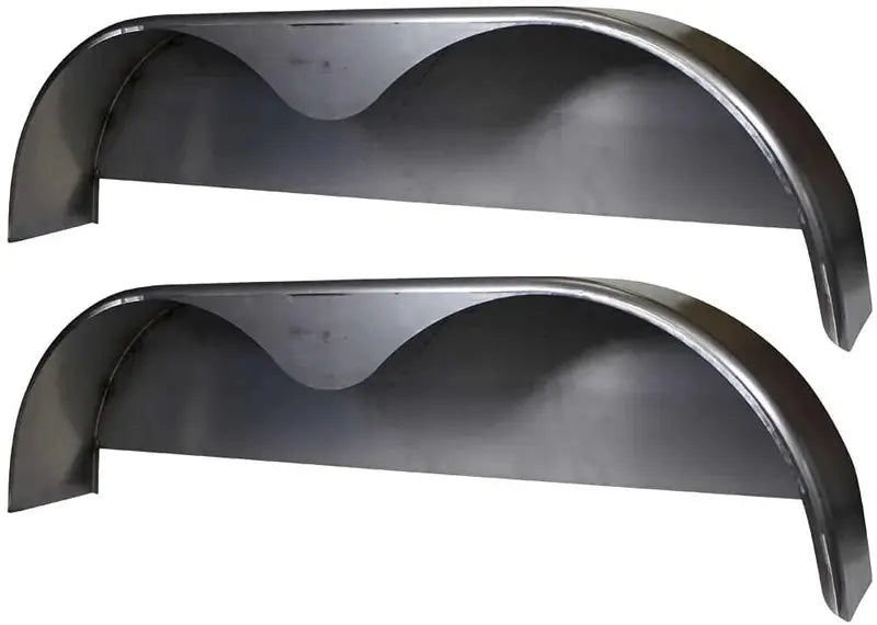 Heavy-Duty 72″ × 10.75″ Steel Tandem Axle Trailer Fender with Welded Back Plate (Single Unit)