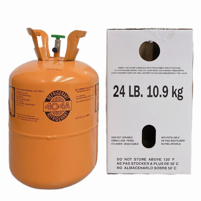 24 lb R404A Refrigerant Cylinder  Standard Charge for Walk-In Coolers & Freezers