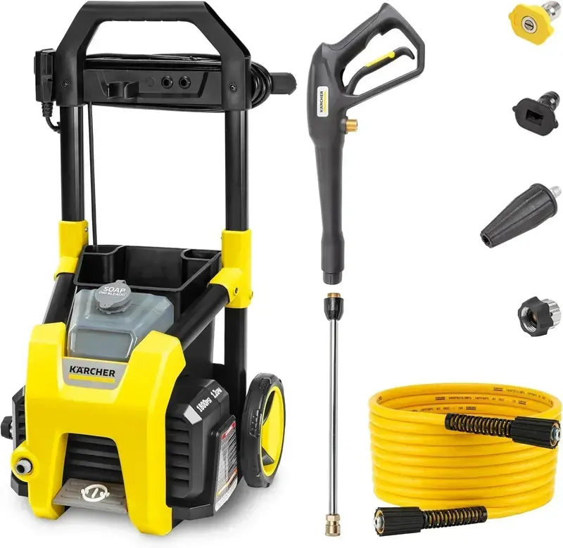 Kärcher K1700 Electric Pressure Washer  Includes 3 Nozzles & Detergent Tank