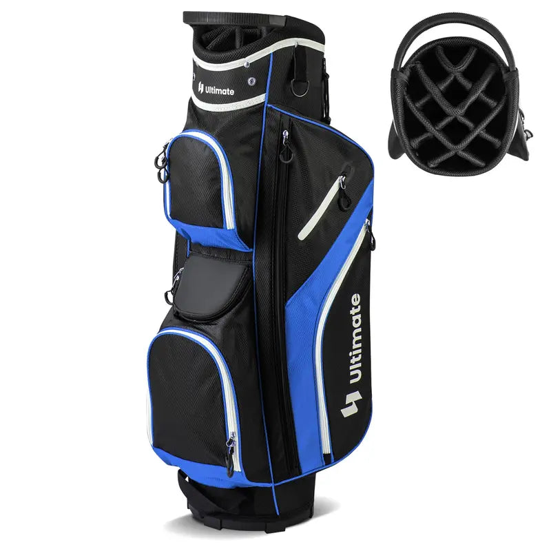 14-Way Divided Golf Cart Bag, Lightweight All-Terrain Carry Bag for Men and Women