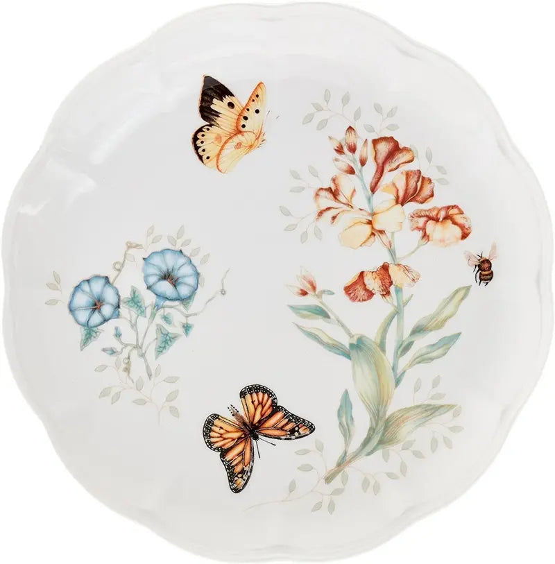 Butterfly Meadow 28-Piece Classic Dinnerware Set  Ceramic Tableware Collection