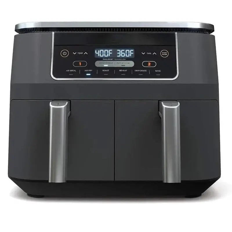 DZ401 Foodi DualZone XL Air Fryer  10-Quart, 6-in-1 Functionality, Two Independent Baskets with Separate Controls
