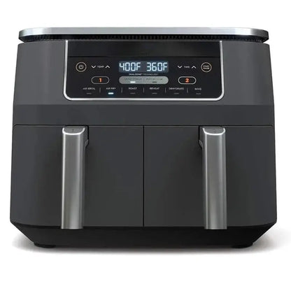 DZ401 Foodi DualZone XL Air Fryer  10-Quart, 6-in-1 Functionality, Two Independent Baskets with Separate Controls