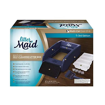 LitterMaid Multi-Cat Self-Cleaning Litter Box  Automatic Waste Removal System