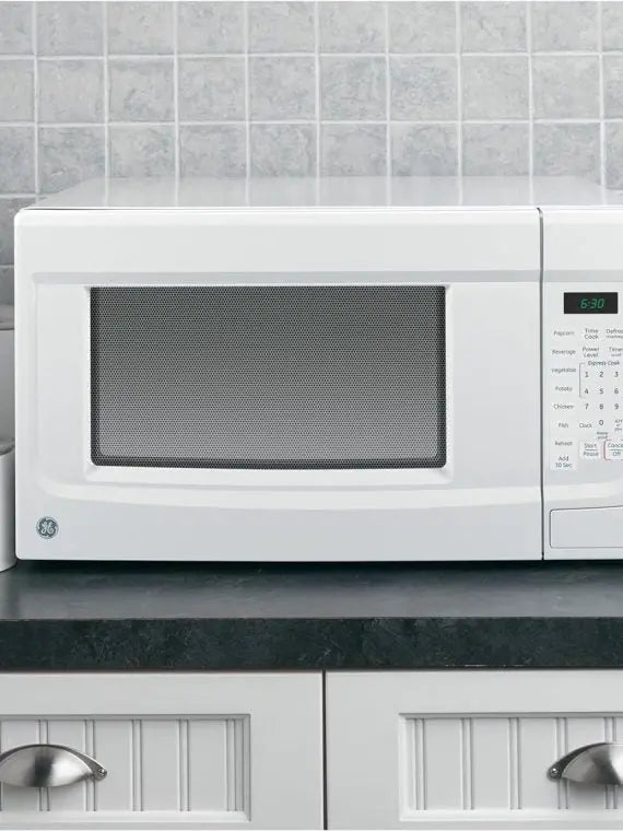 FT Countertop Microwave Oven  White, Compact Kitchen Appliance