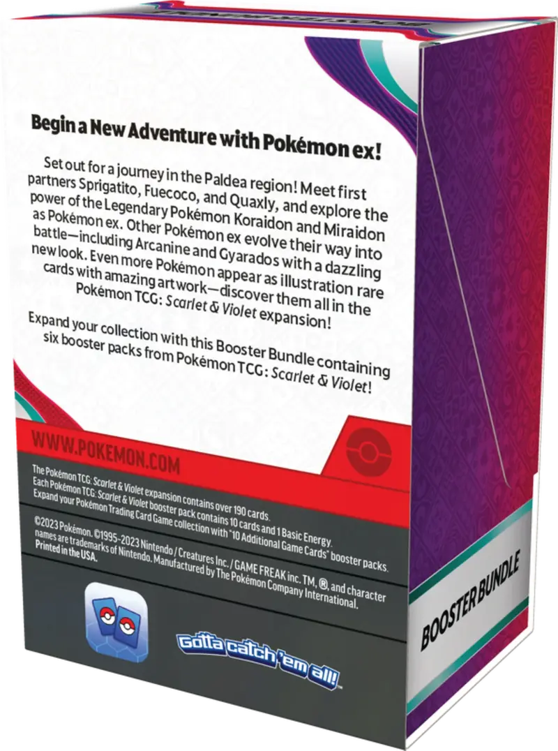 Pokémon Scarlet & Violet: Paldea Evolved Booster Bundle  6 Official Expansion Packs