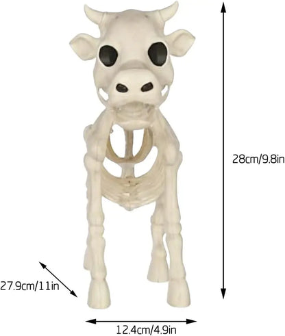 2023 Cow Skeleton Prop  Realistic Halloween Yard Decoration