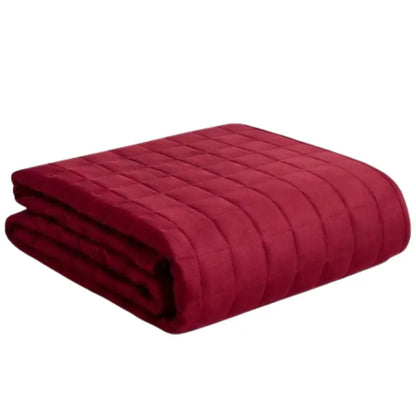 7-Layer Weighted Cooling Blanket with Glass Bead Fill and Reinforced 16-Loop Design