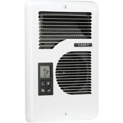 Cadet Energy Plus Wall-Mount Heater  Digital Thermostat, Multi-Voltage (120V/208V/240V), White Finish