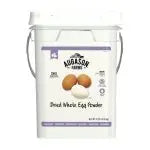 Augason Farms Whole Egg Powder — 11 lb Emergency Food Supply (4-Gallon Pail, 383 Servings)