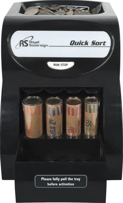 Royal Sovereign QS-1AC Electric Coin Sorter with Antijam, 156 Coins/Min Capacity