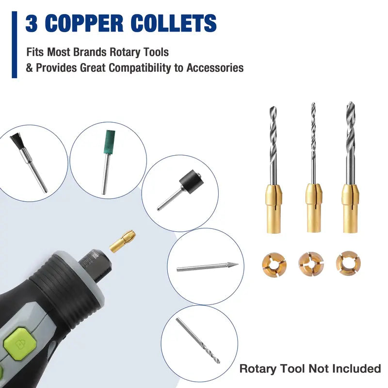 WORKPRO 476-Piece Rotary Tool Accessory Kit for Versatile DIY Projects