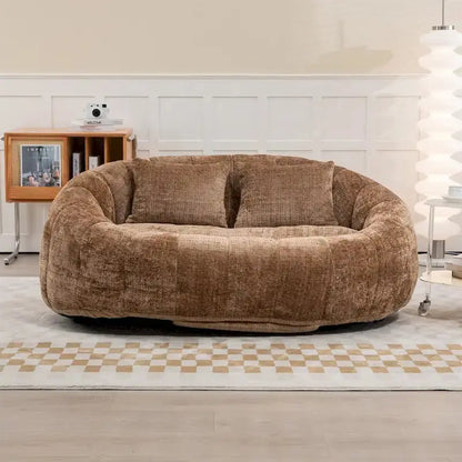 Adult-Sized Multi-Hue Bean Bag Lounge Chair
