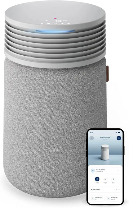 Blueair Blue Signature SP3i for Medium Rooms: Compact Tabletop Air Purifier, HEPASilent Filtration, WiFi Auto Mode & AHAM Verification (498 sq. ft)