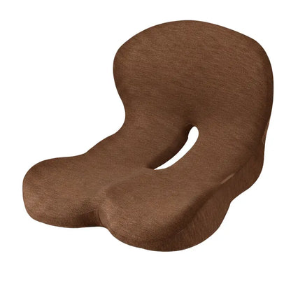 L-Shaped Memory Foam Seat Cushion for Vehicles and Office Chairs