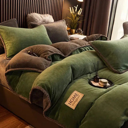 Winter Duvet Cover Set with Ultra-Soft Gentle-Touch Fabric