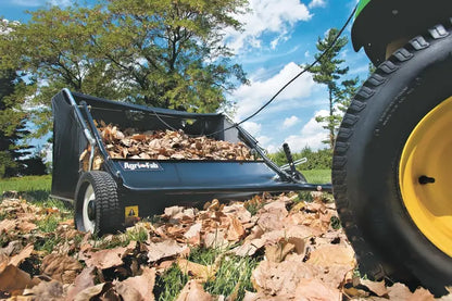 Agri-Fab 42″ Tow Lawn Sweeper, 12 Cu. Ft. Hopper, Adjustable Brush, Universal Hitch, Model 45-0320
