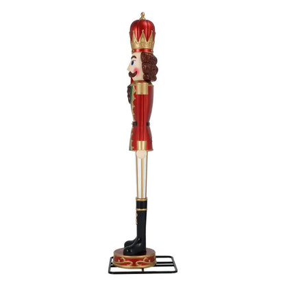 2025 Holiday Time Animated Blow-Mold Nutcracker  9-Foot Multicolor Christmas Display with Motion & Sound