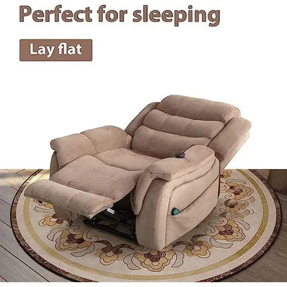 Lay-Flat Power Lift Recliner for Elderly  Therapeutic Massage & Heating Chair with Zero-Gravity Position