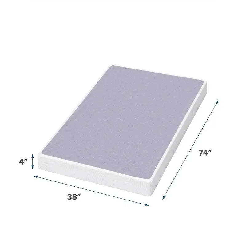 ZINUS Priage 4-Inch Bamboo Box Spring  Eco-Friendly Foundation for Mattresses