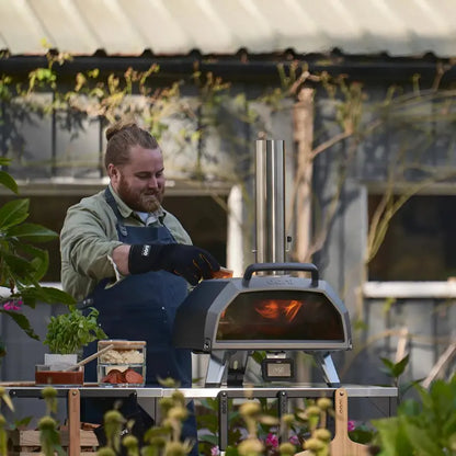 Ooni Karu 12 Portable Outdoor Pizza Oven  Wood & Gas Compatible, 12-Inch Capacity, 60-Second Baking