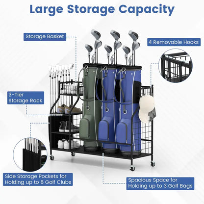 All-in-One Golf Bag Organizer for Clubs, Balls, and Accessories