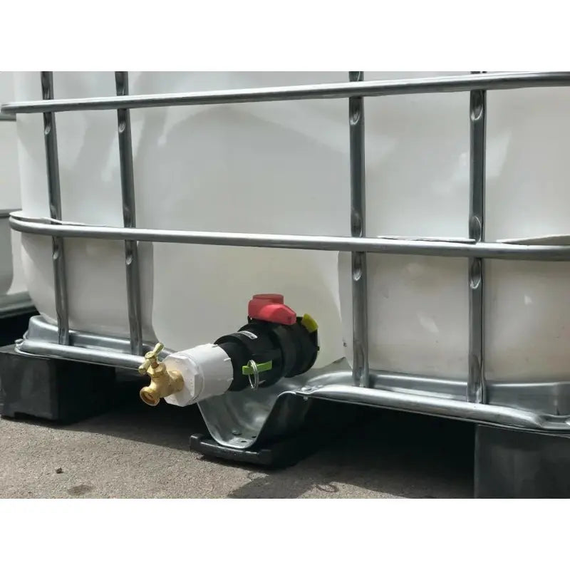 Food-Safe 330-Gallon IBC Container  Heavy-Duty Water Storage Solution