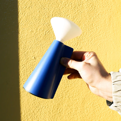 Mantle Portable Lamp in Azure Blue