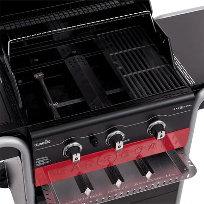 Gas2Coal 3-Burner LP Gas & Charcoal Outdoor Grill Combo