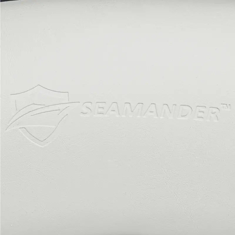 Seamander S1043 series Premier Pontoon Furniture Bucket Seat, Captain Seat, Colors White/Charcoal
