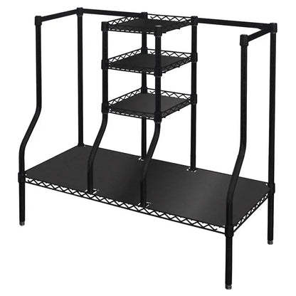 SafeRacks Golf Gear Organizer  Freestanding Bag & Equipment Storage Rack