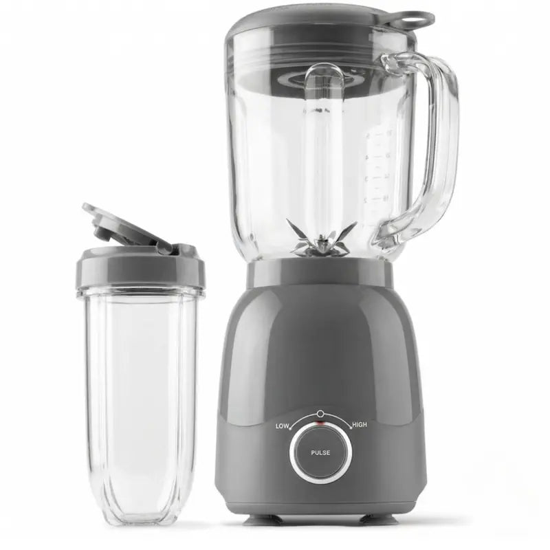 Compact 600W Multi-Function Blender Set  48oz Pitcher + 16oz Travel Cup