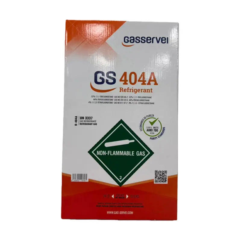 24 lb R404A Refrigerant  High-Performance Blend for Low-Temp Commercial Freezers