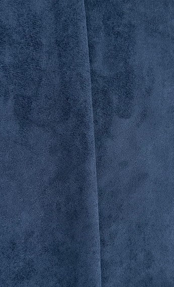 Canap  modulable en velours bleu marine H l ne