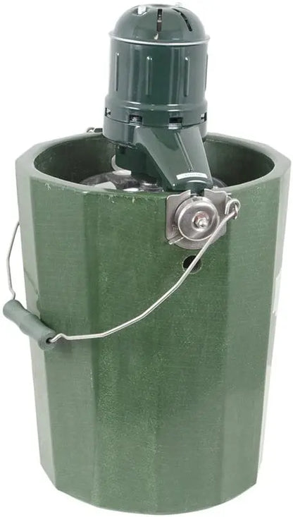 6-Quart Electric Old-Fashioned Ice Cream Maker  Motorized Churn for Homemade Frozen Treats
