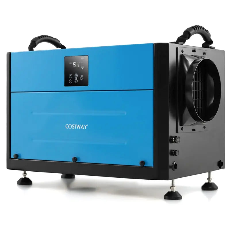 124-Pint Crawl Space Dehumidifier  Designed for 1,300 Sq. Ft Areas with 9.8-Foot Drain Hose & Remote Panel