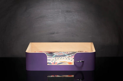 « Drôle de Panier » pour chien - Mauve Campanule