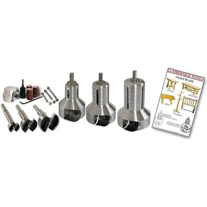 Lumberjack Tools PSK3 Pro Tenon & Forstner Bit Set  1″, 1.5″, 2″ Sizes