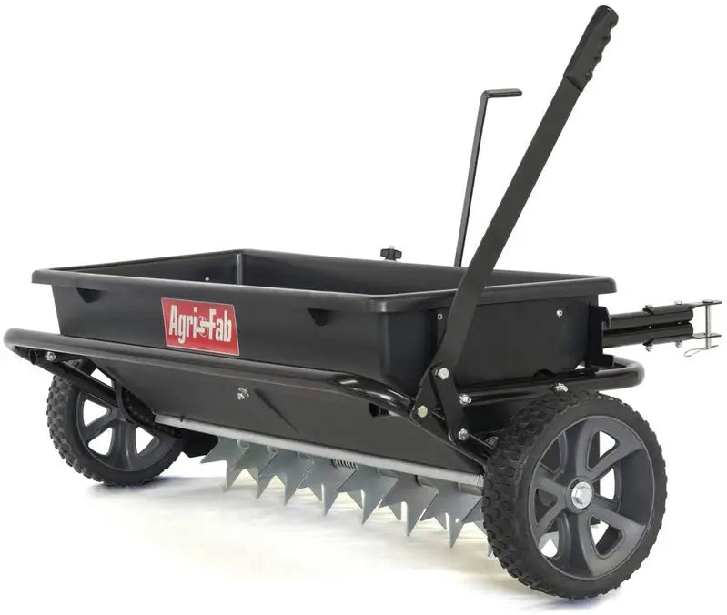 Agri-Fab 45-0543 100-Pound Tow-Driven Spiker, Seeder & Spreader  Black