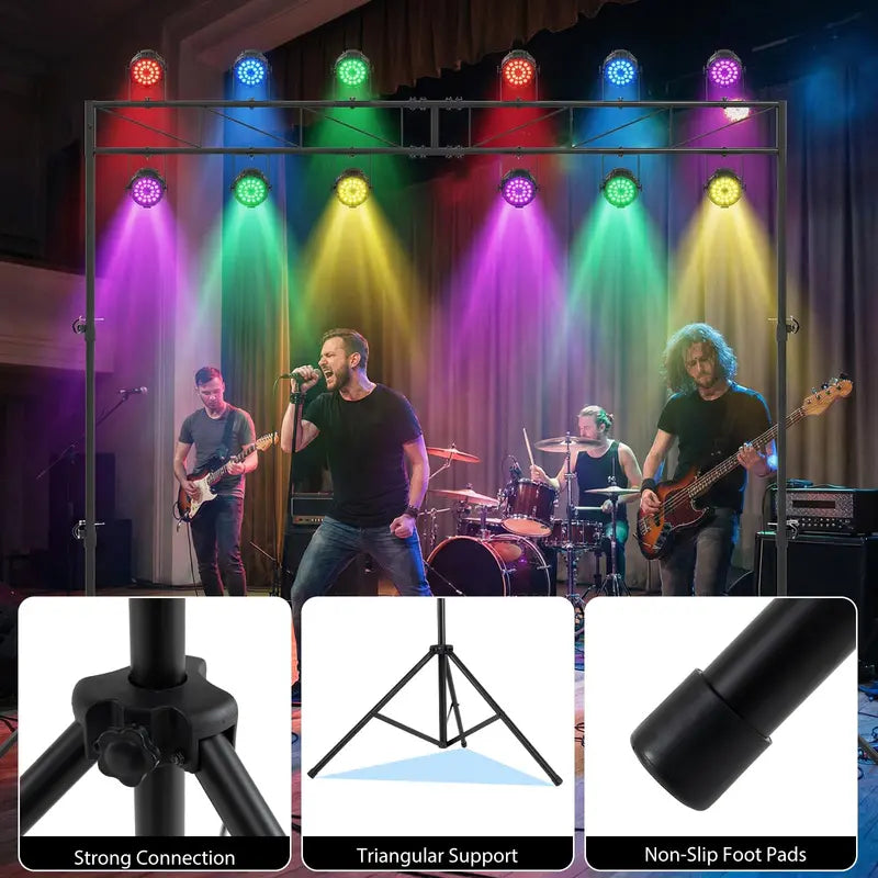 Lighting Truss System  Supports 12 Fixtures, 110-LB Load Capacity
