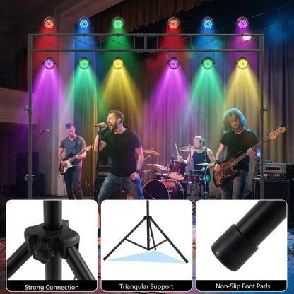 Lighting Truss System  Supports 12 Fixtures, 110-LB Load Capacity