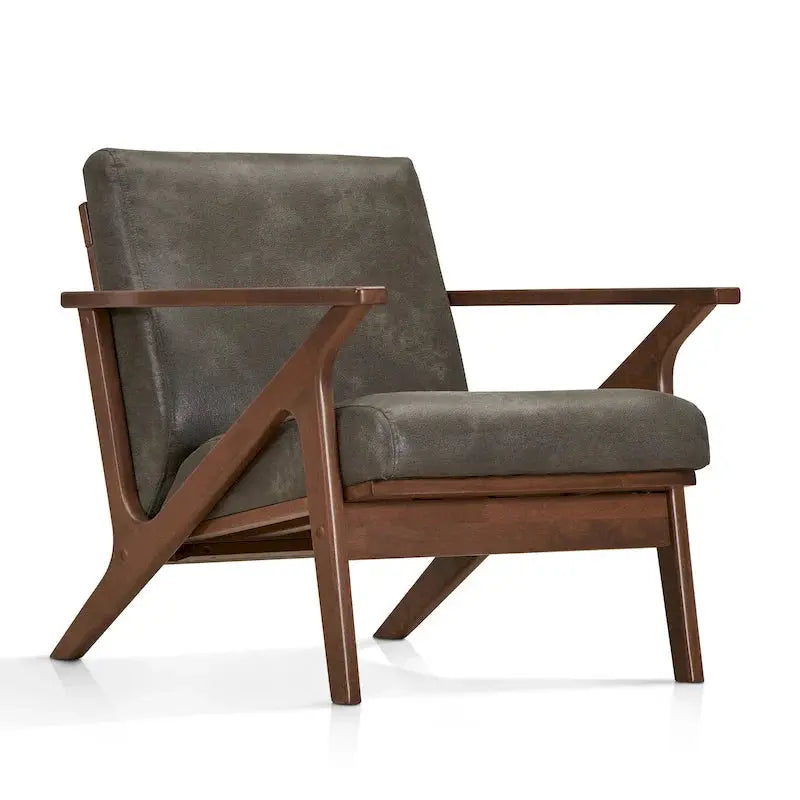 Omax Decor Zola Lounge Chair  Stylish Upholstered Accent Seating with Contemporary Profile