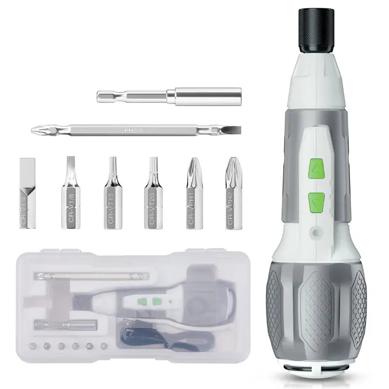 WORKPRO 4V Cordless USB-Rechargeable Screwdriver Kit  Pink Ribbon Edition with Ergonomic Design