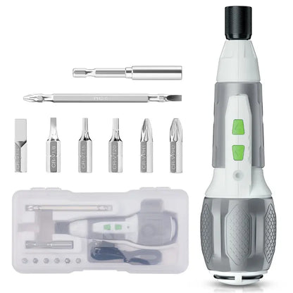 WORKPRO 4V Cordless USB-Rechargeable Screwdriver Kit  Pink Ribbon Edition with Ergonomic Design